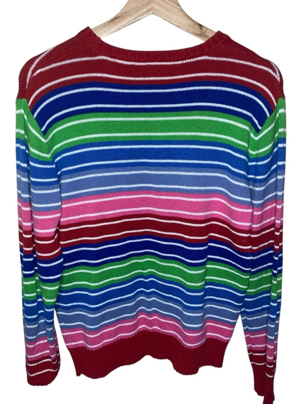 Spirit Halloween Chucky Good Guys adult striped distressed sweater - Picture 2 of 3